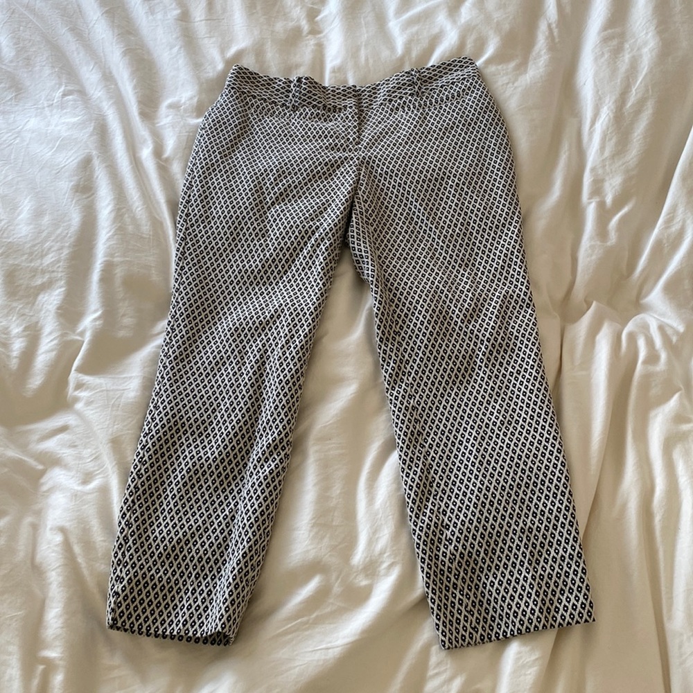 Ann Taylor - Devin Jacquard Cropped Pants